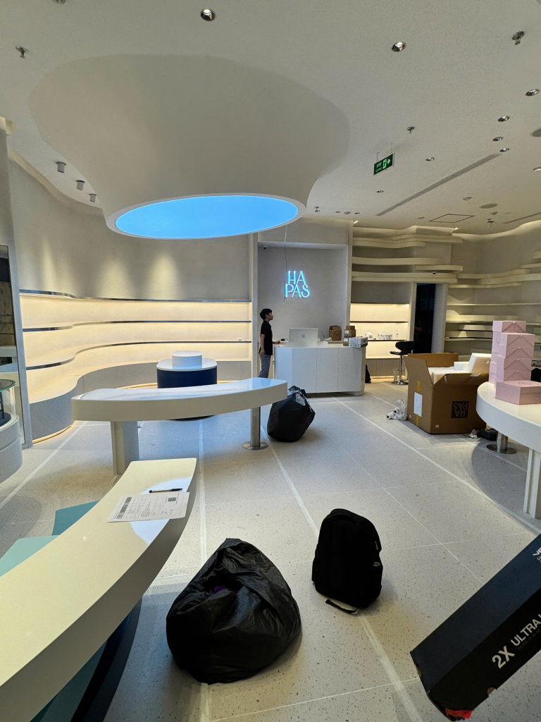 Một góc gian hàng Hapas tại AEON Mall Hải Phòng.